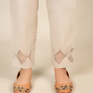 beige Trousers for Women by Punkh LM4952