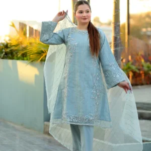 EID E BAHAR ASH GREY – Four Season Boutique LM5283